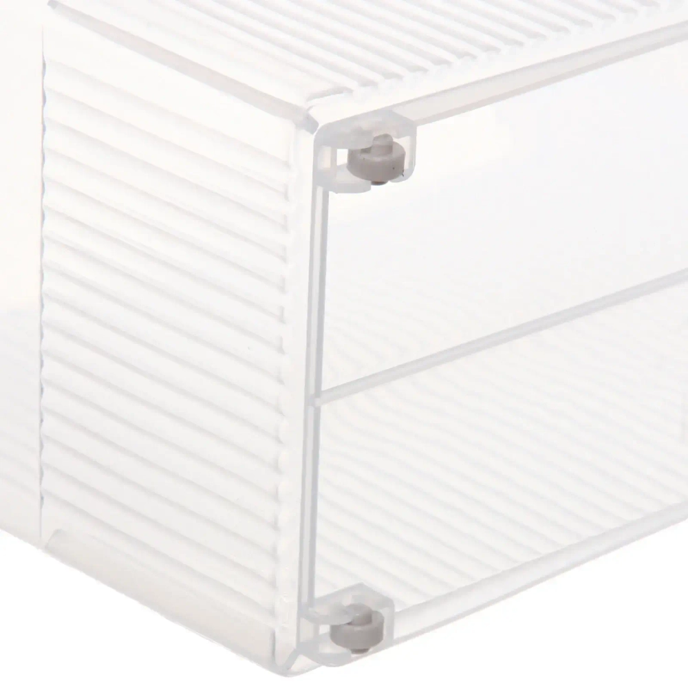 Органайзер для хранения «ИДЕАДОМА», цвет матовый прозрачный, на колёсах 33.6*13.7*25.2см (Лейбл Селфи)