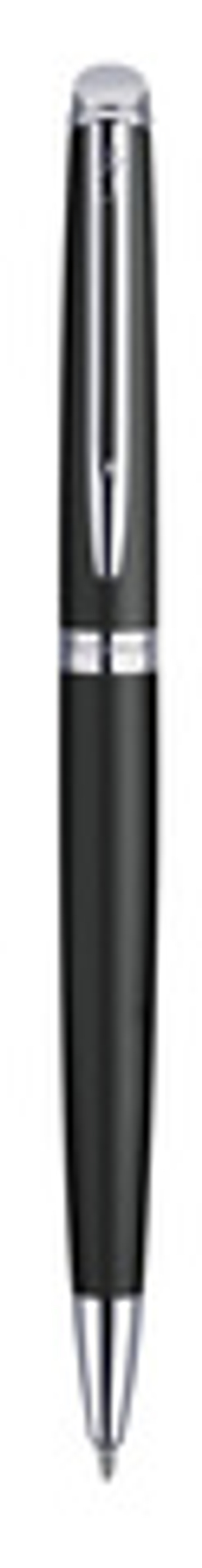 Подарочный набор Шариковая ручка Waterman Hemisphere, цвет: MattBlack CT, стержень: Mblue с чехлом Waterman