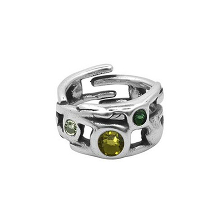 Кольцо Ciclon HANAE с серебряным покрытием K223500-08-10 G/S