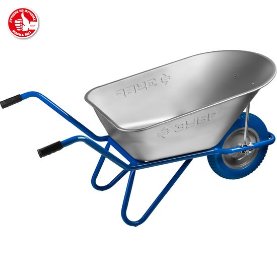 Тачка садовая ЗУБР ПТ-100 одноколесная (90 л, 180 кг)