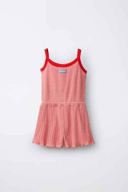 ZARA X PUKAS КОМБИНЕЗОН, КОРАЛЛОВЫЙ