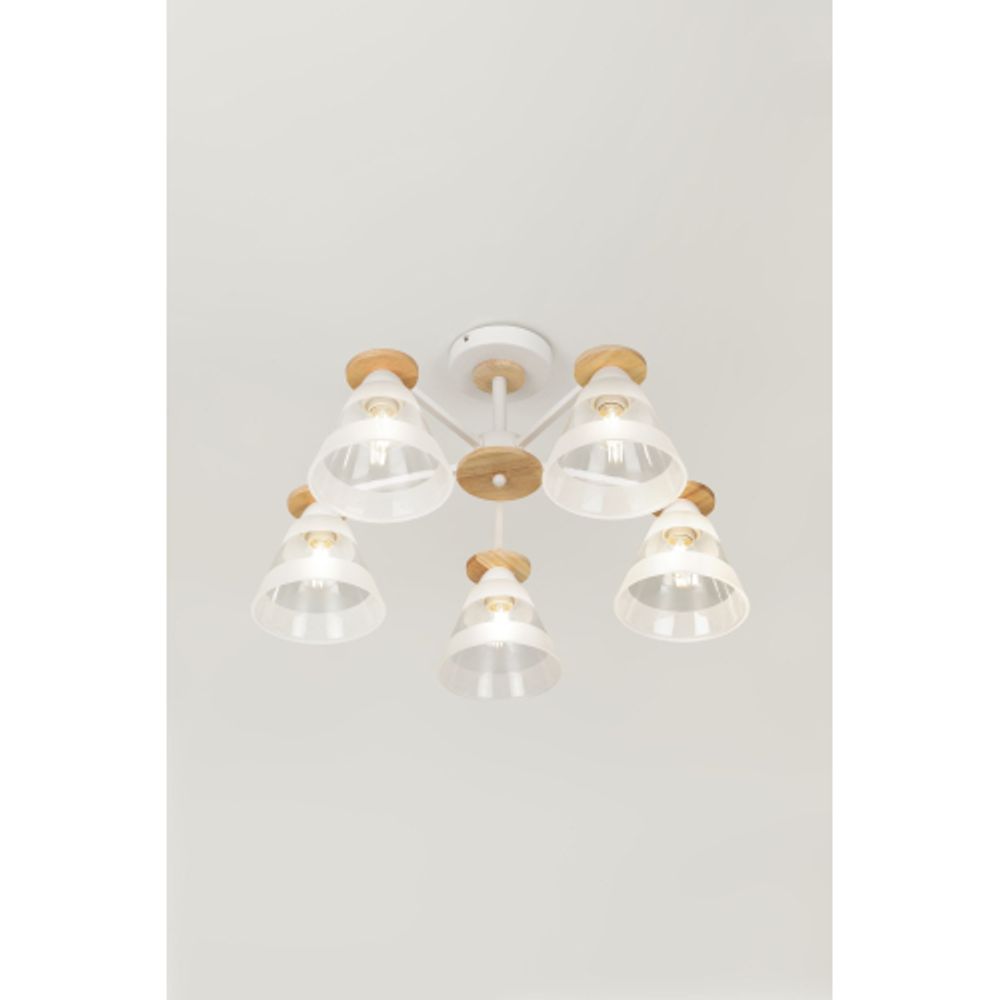 Люстра Rivoli Theothila 9177-305 5 х Е27 60 Вт модерн | Лайт