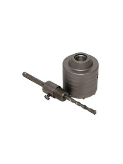 Коронка буровая по бетону с оснасткой TCT-68 М22 SDS-plus Master EKF tct-68-m22