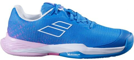 Детские теннисные кроссовки Babolat Jet Mach 3 Clay Junior Girl - french blue