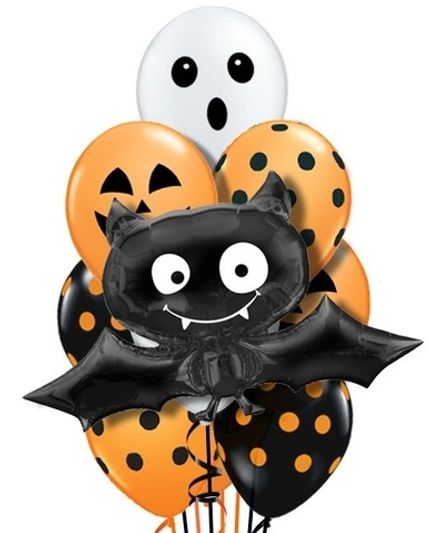 Букет "Летучая мышь и привидения на Хеллуин"