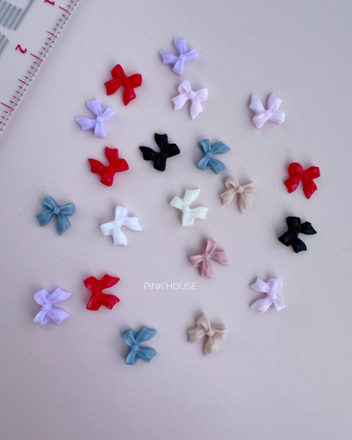 Бант кроха 03 разноцветный Pink House 20шт