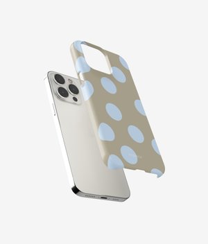 Чехол SPOTTY (голубой) для iPhone