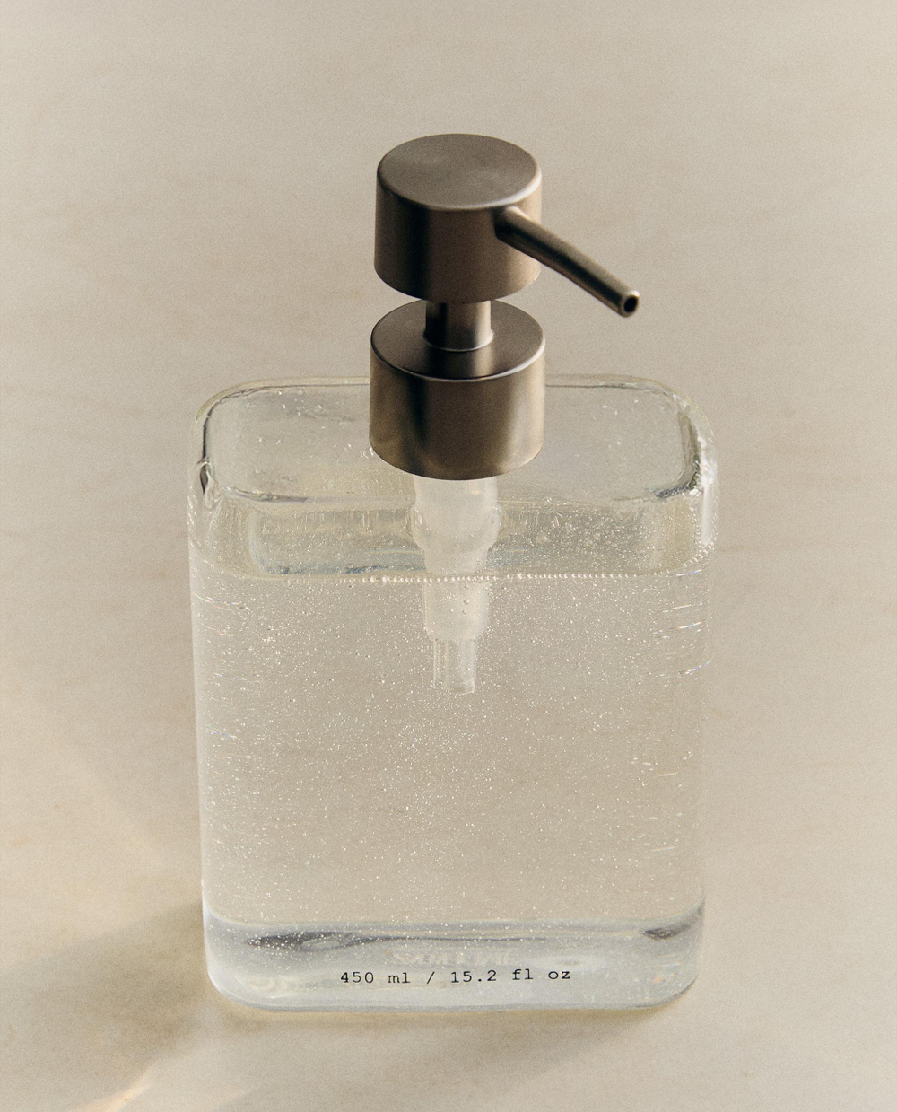 Zara Home дозатор для жидкого мыла, стекло, прозрачный