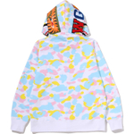A Bathing Ape Bathing Ape Multi Camo Sweatshirts Cotton Long Sleeved Moderate No Fleece Lined Regular Edition Zip Closure 1m20 115 005
