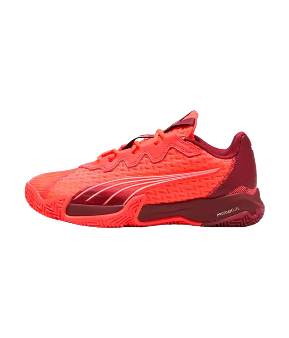 Puma Nova Elite Красный-Темно-малиновый-Белые Кроссовки 2025