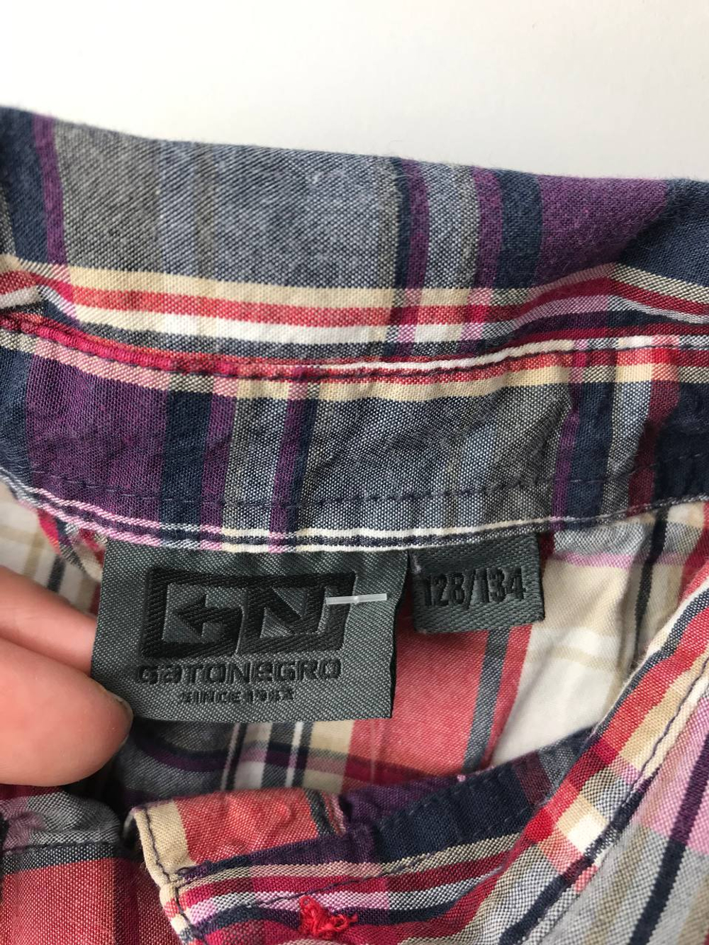 Рубашка Gatonegro в клетку на 8-9 лет