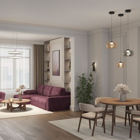 Настольная лампа Denkirs Floa DK6747-BK+AM