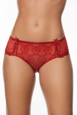 Трусы-шорты Irina с изысканной вышивкой (Размер: 44) (Цвет: синий)