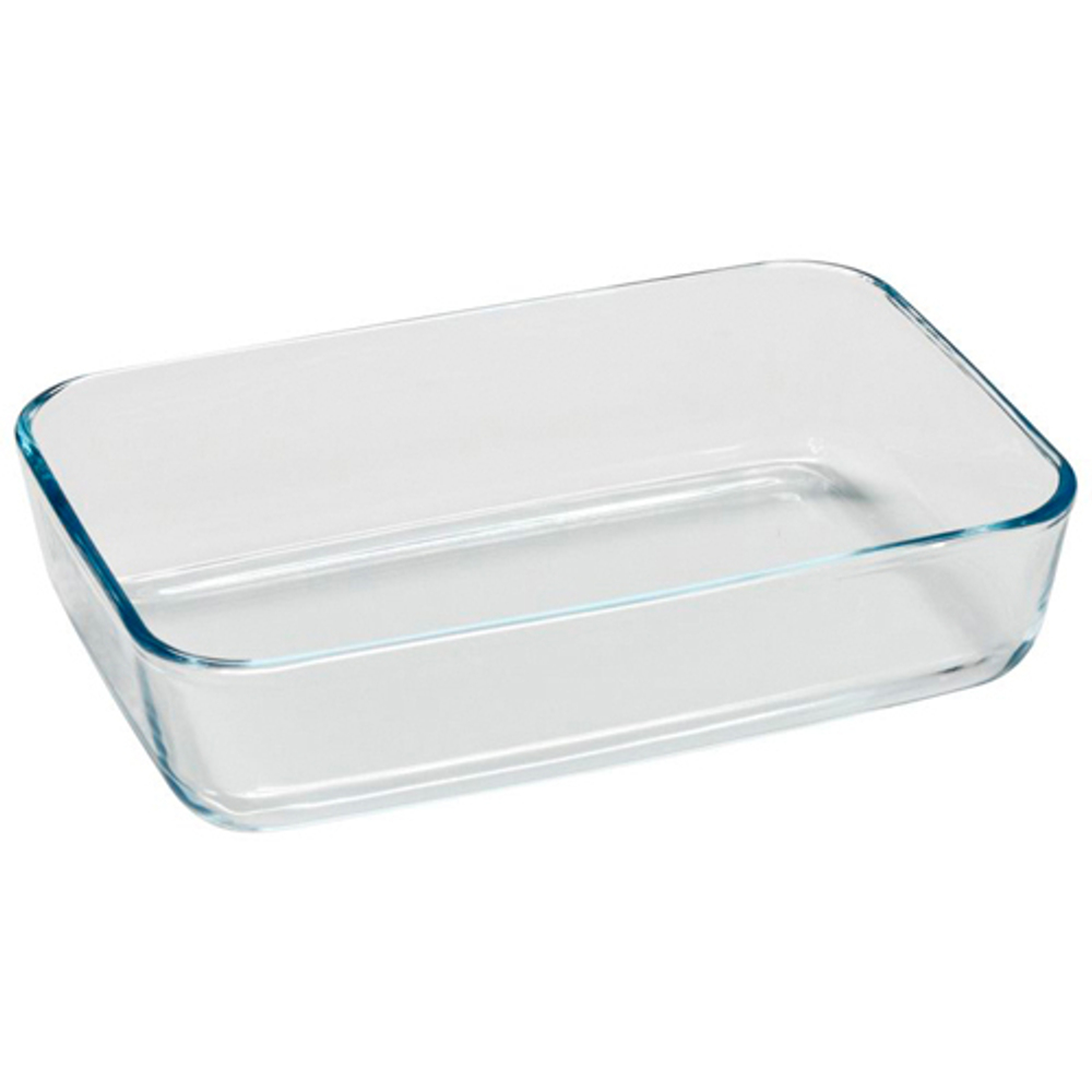 Форма для запекания из боросил стекла 0,9 л, прямоуг формы без ручек, серия Cristallino, 005568