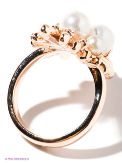 "Асафетида" кольцо в золотом покрытии из коллекции "Экзотика" от Jenavi