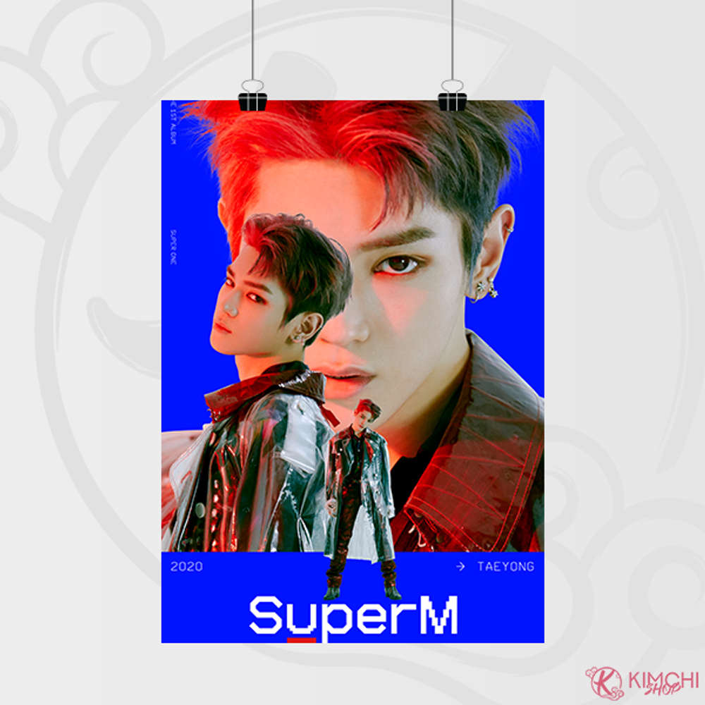 Постер А4 - SUPERM - Super One