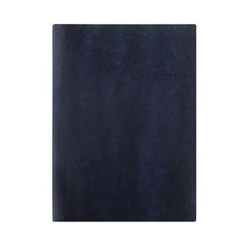 Ежедневник Letts Lecassa A5 кожзам кремовые страницы мягкая обложка синий (412 160020)