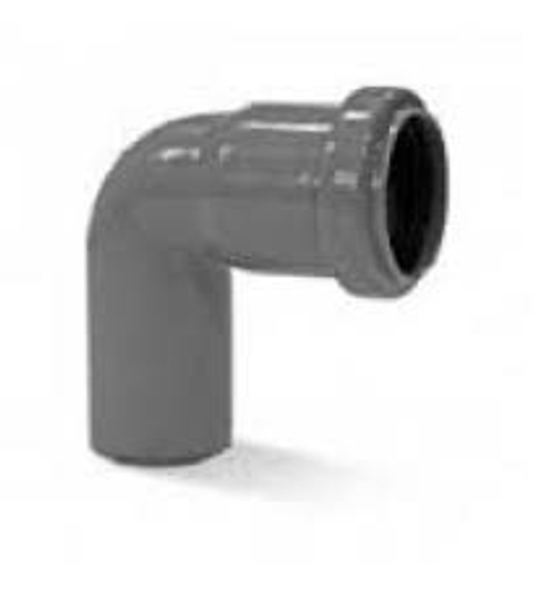 Отвод 110/90°, серый, Ostendorf HT 115140