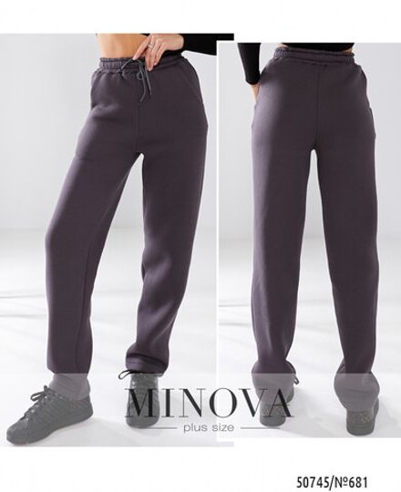 Брюки 681-темно-серый Minova Фото 1