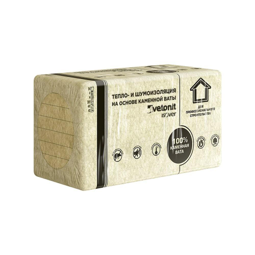 Изовер ФАСАД-МАСТЕР- 120 плотность - 50/600/1000 /0,12м3/2.4м2