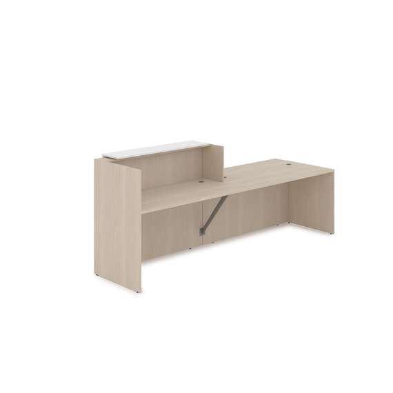 1КРС-ДС.007 Комплект Ресепшн с фартуком ЛДСП (2832*901*1161) (без подсветки)