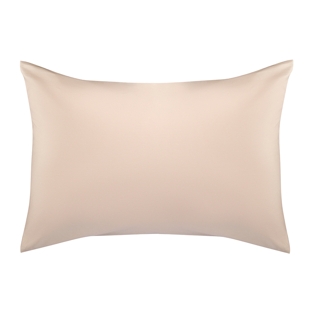 Комплект постельного белья из премиального сатина бежевого цвета из коллекции essential, 200х220 см