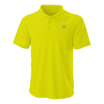 Мужское теннисное поло Wilson Stripe Polo Men - Yellow