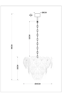 Подвесная люстра ARTE LAMP