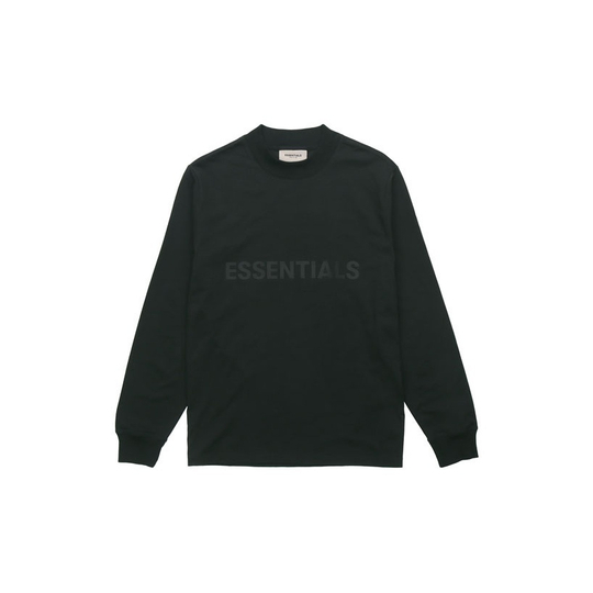 Худи Fear of God Essentials Long Sleeve T-Shirt Black, FOG-FW20-244