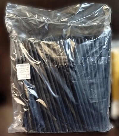 Трубочки с Гофрой Черные  8х240 (250шт/21уп)  27 019