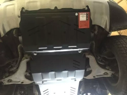 Защита радиатора и картера Sheriff для Mitsubishi Pajero Sport II 2008-2016 арт.14.1143 V2