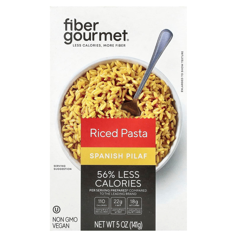Fiber Gourmet, Паста с рисом, испанский плов, 141 г (5 унций)
