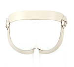 Поясной фаллоимитатор с мошонкой телесного цвета - 18 см. (Цвет: телесный)