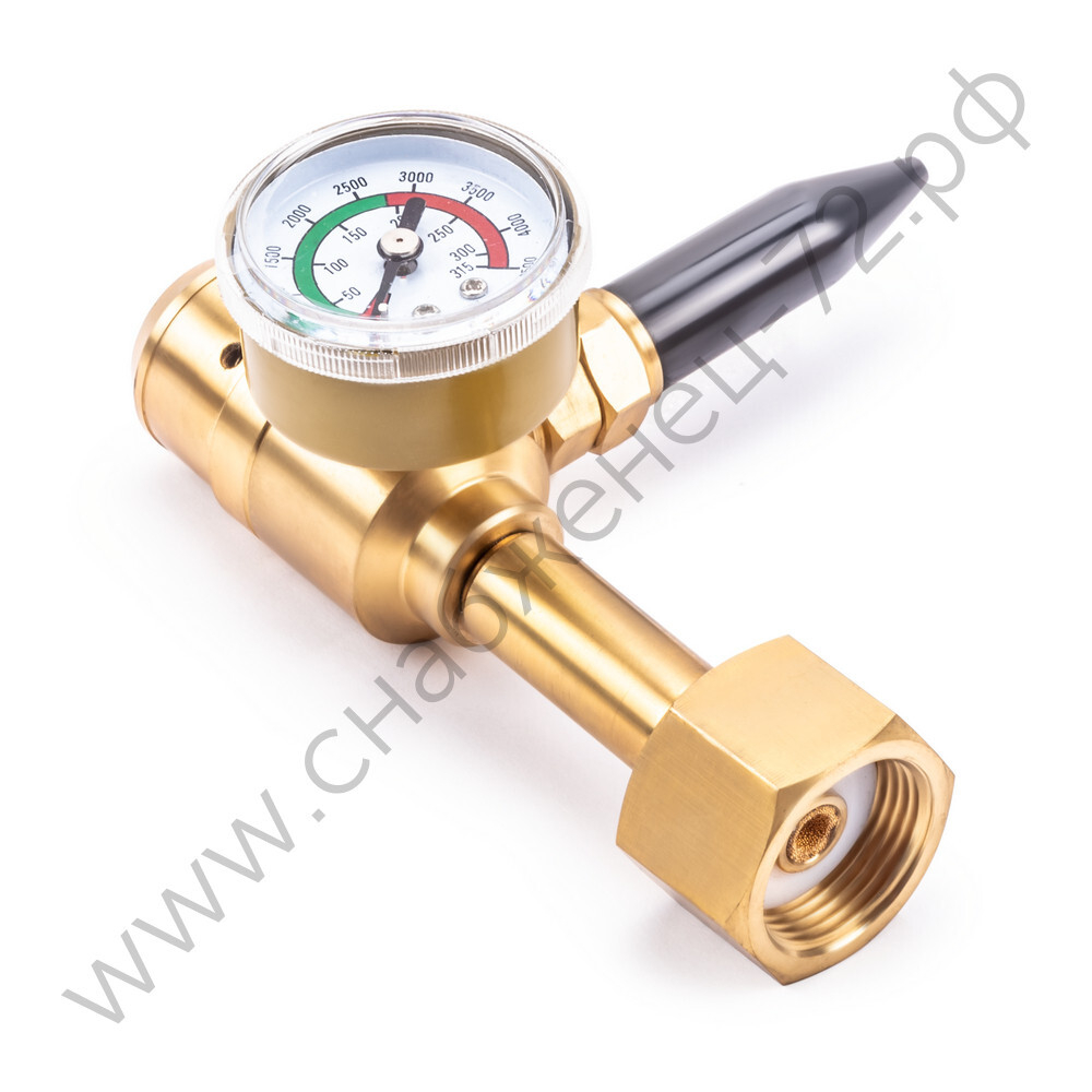 Редуктор FoxWeld BH600-He (гелиевый, 1 манометр, вентиль, пр-во FoxWeld/КНР)