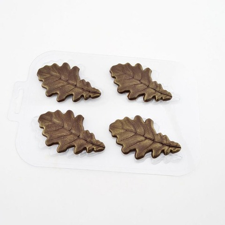 Пластиковая форма для шоколада "Листья"