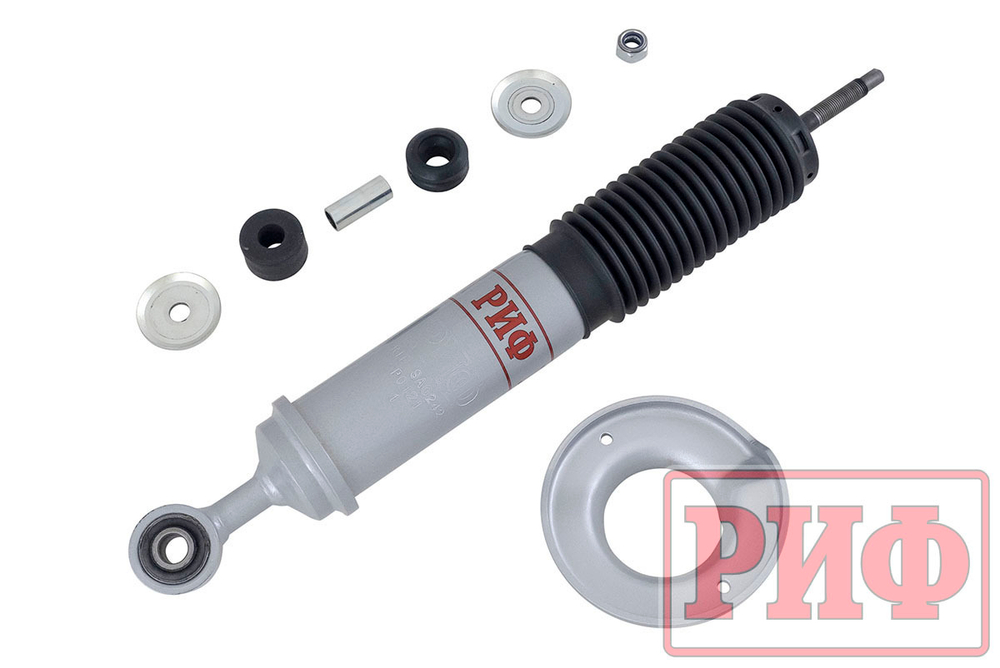 Амортизатор усиленный передний газовый Nissan Navara D40/Pathfinder R51 лифт 50 мм РИФ