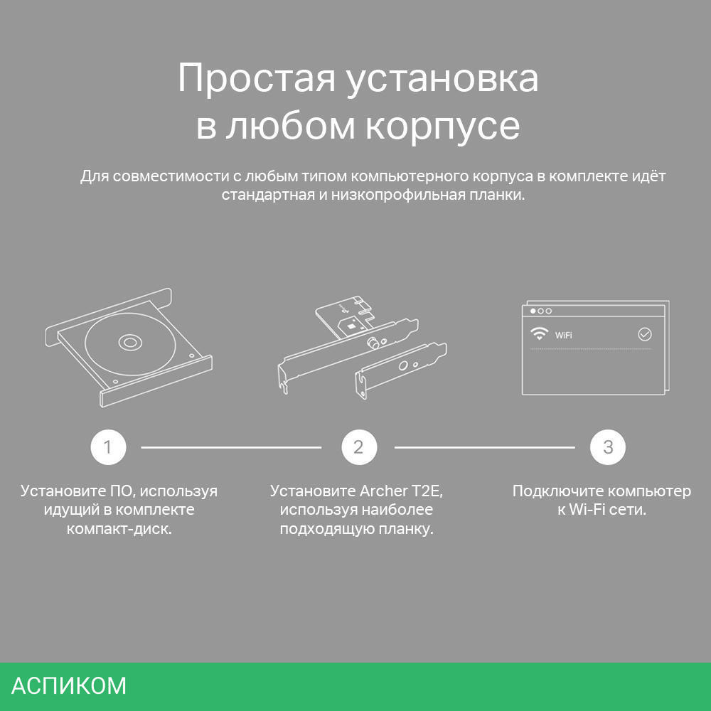 Wi-Fi адаптер TP-Link Archer T2E