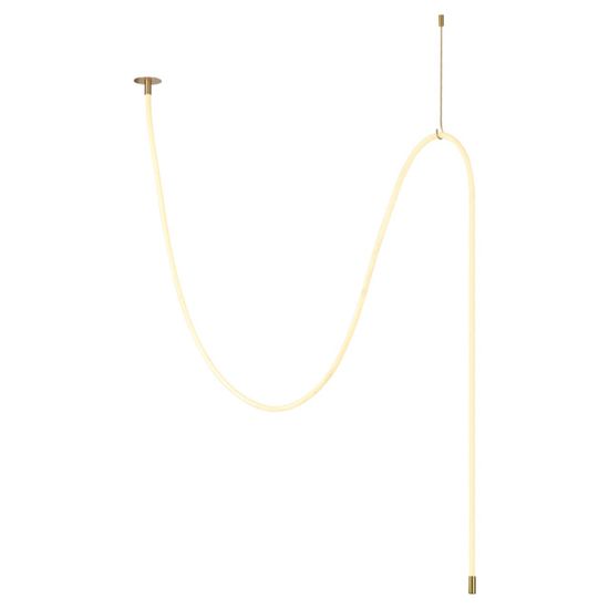 4399/40CL HIGHTECH ODL23 301 ант.бронза/металл/канат Потолочный св-к встраиваемый (2 крепления и крючок в комплекте) IP20 LED 40W 1580Лм 3000K CORDA