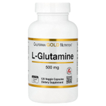 California Gold Nutrition, AjiPure®, L-глютамин, 120 растительных капсул (500 мг в 1 капсуле)