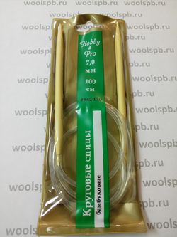 Спицы круговые бамбук (Hobby&Pro)