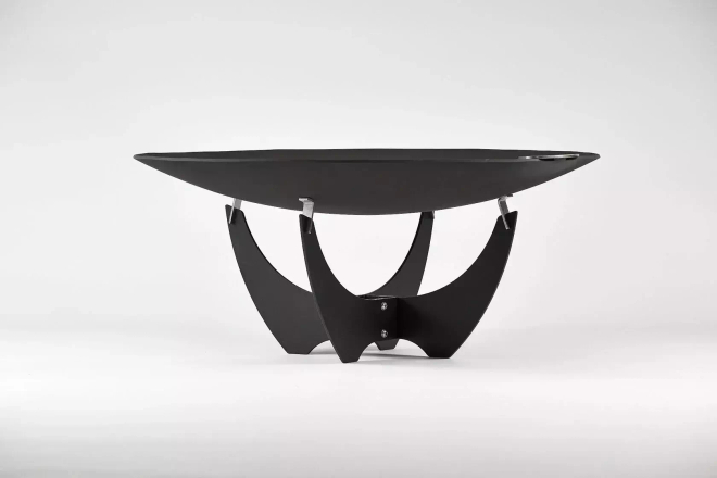 Чаша для костра с основанием Up!Flame STEEL CUP 650 PREMIER black