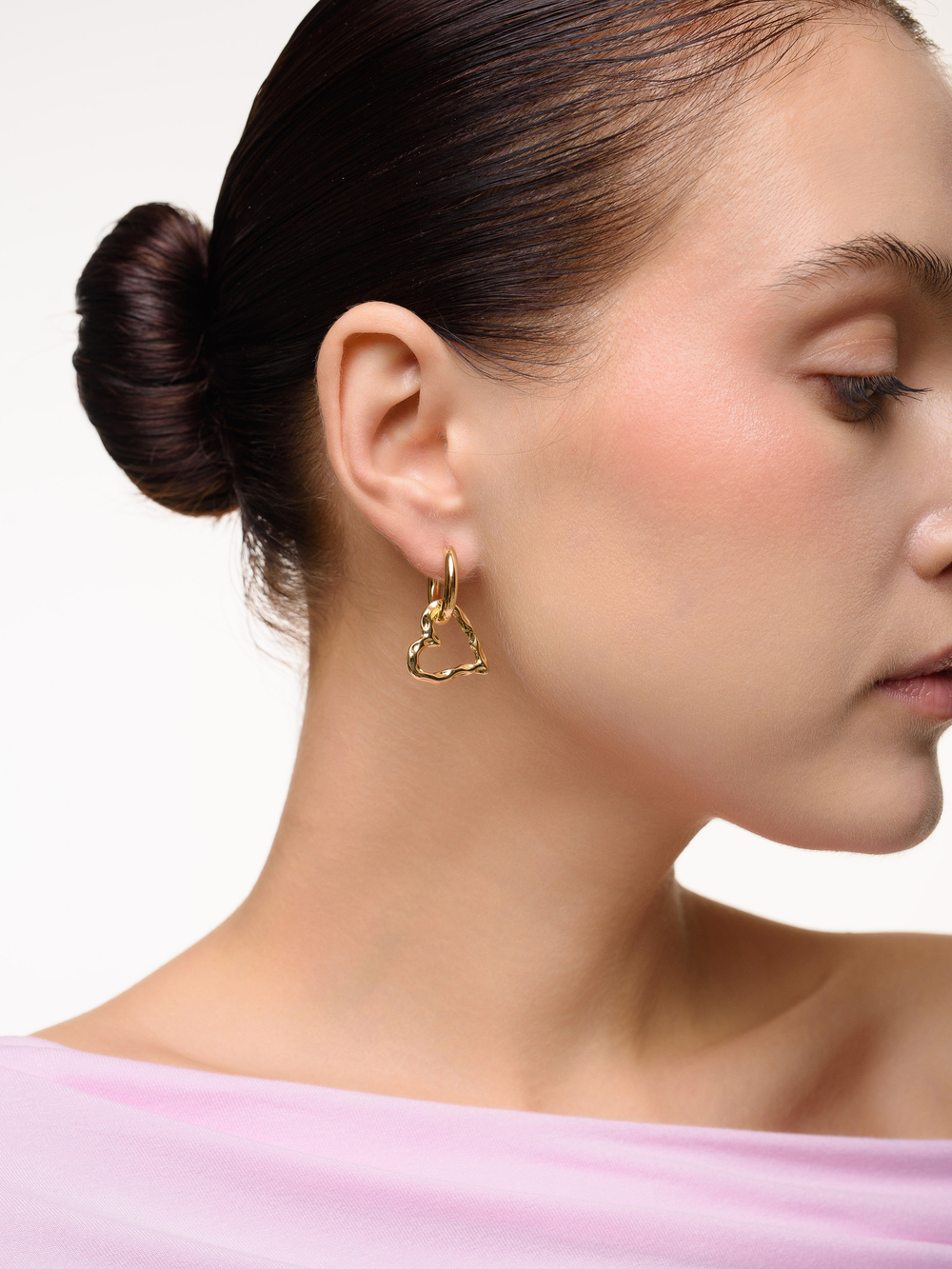 Серьги "Wood Love" Gold