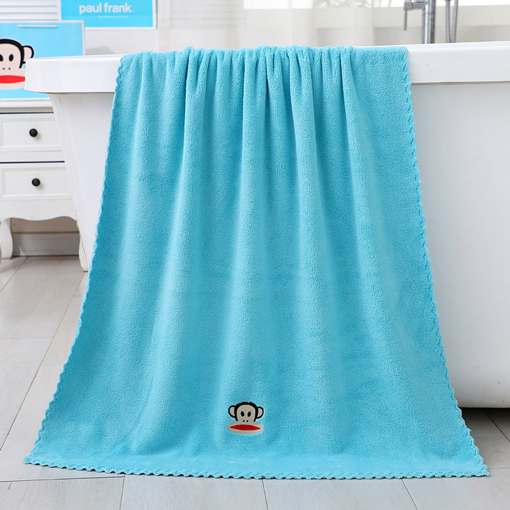 Подарочный набор полотенец из кораллового флиса "L" Paul Frank (Blue)