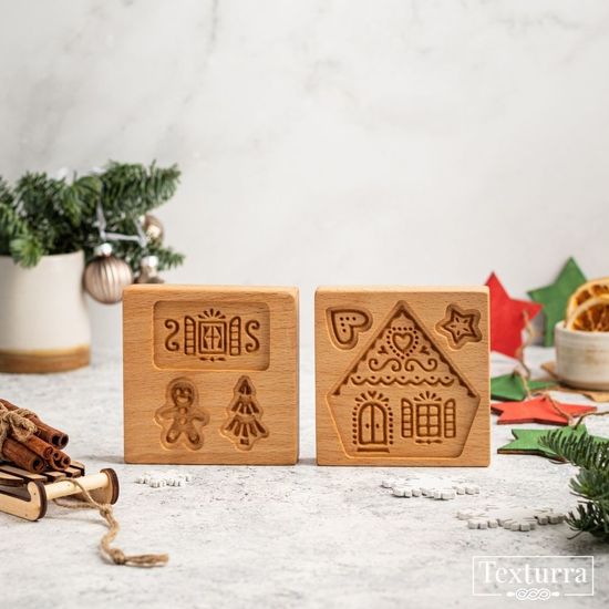 Набор форм Пряничный домик Расписной 2 (стенки с наклоном)