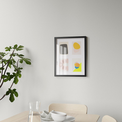IKEA RÖDALM  (ИКЕА РÖДАЛМ)  -  Фоторамка для 4 фотографий, черная, 40x50 см