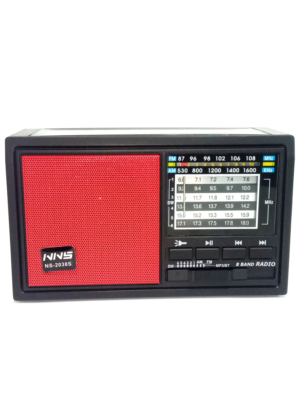 Радиоприемник NNS NS-2038S +MP3 USB/TF Solar панель