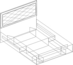 Кровать двухспальная "Александрия"