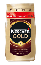 Кофе растворимый Nescafe Gold, пакет, 900 г, 2 шт