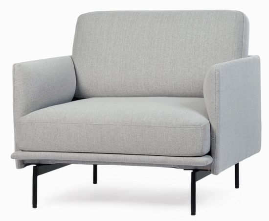 Кресло Bebe цвет серый