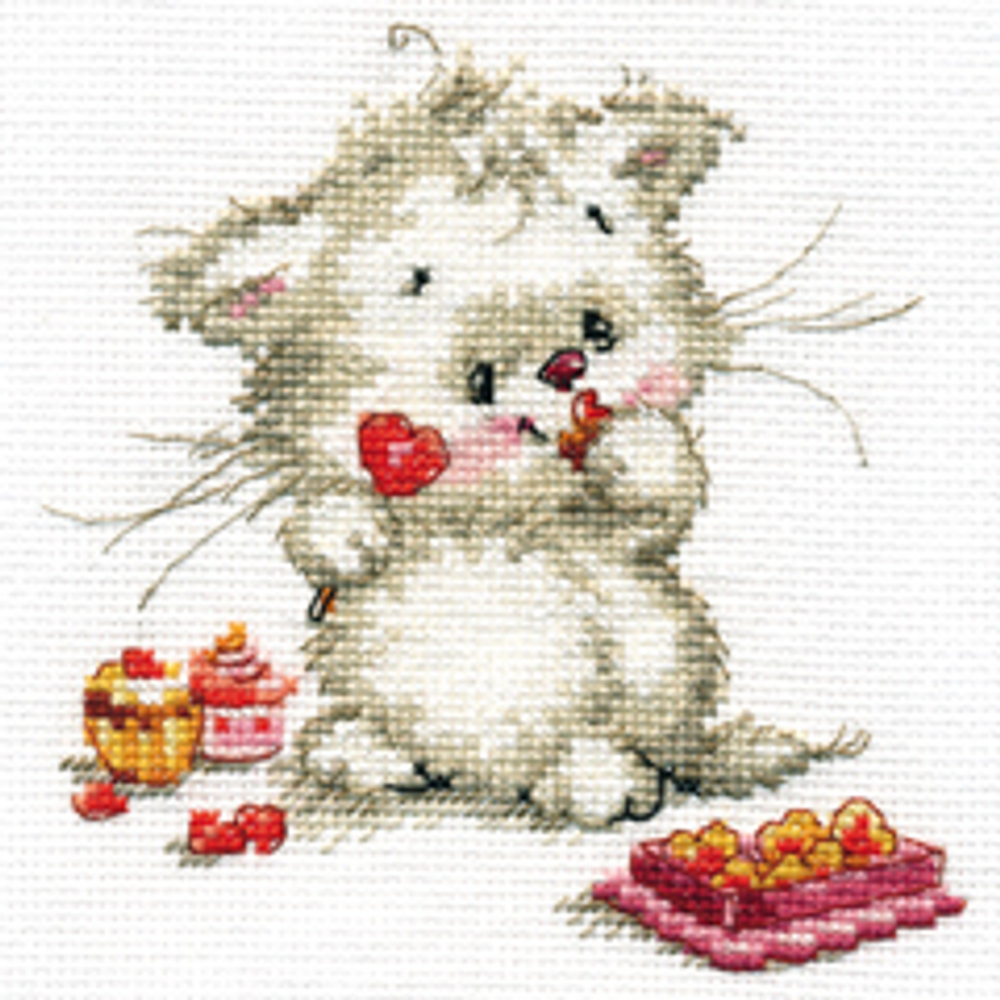 "Сладкая конфетка"-0-123   вышивка